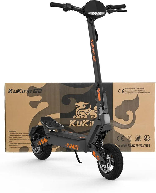 KuKirin G2 electric scooter for adults, 500W motor, 55km range
