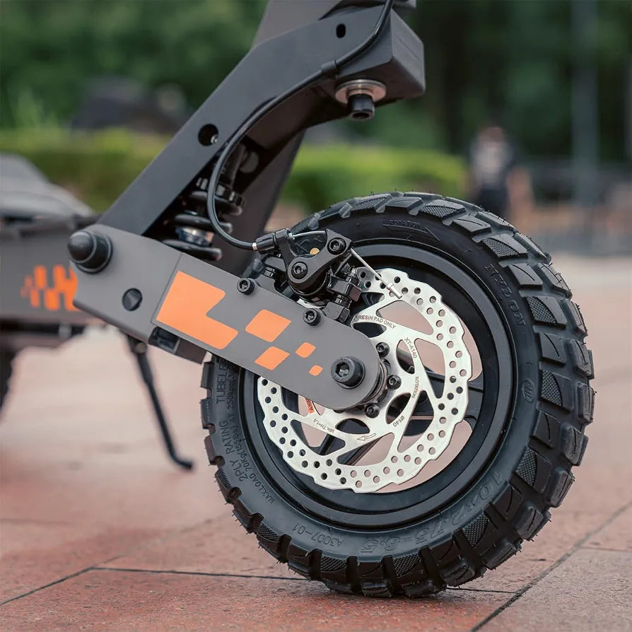 KuKirin G2 e-scooter front and rear spring suspension