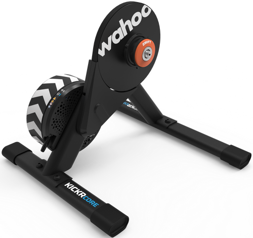 Wahoo KICKR CORE 2 With Zwift Cog & Click Smart Trainer, Orange Cog 3rd generation