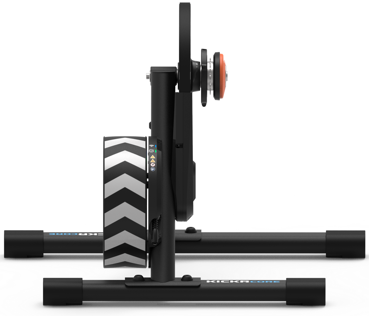 Wahoo KICKR CORE 2 With Zwift Cog & Click Smart Trainer, Orange Cog 3rd generation