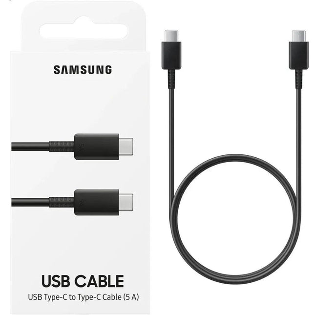 Samsung USB-C naar USB-C Kabel (EP-DA705BBE) - 1m - Zwart – Retail Verpakking - MobielMarkt