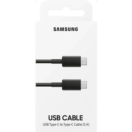 Samsung USB-C naar USB-C Kabel (EP-DA705BBE) - 1m - Zwart – Retail Verpakking - MobielMarkt