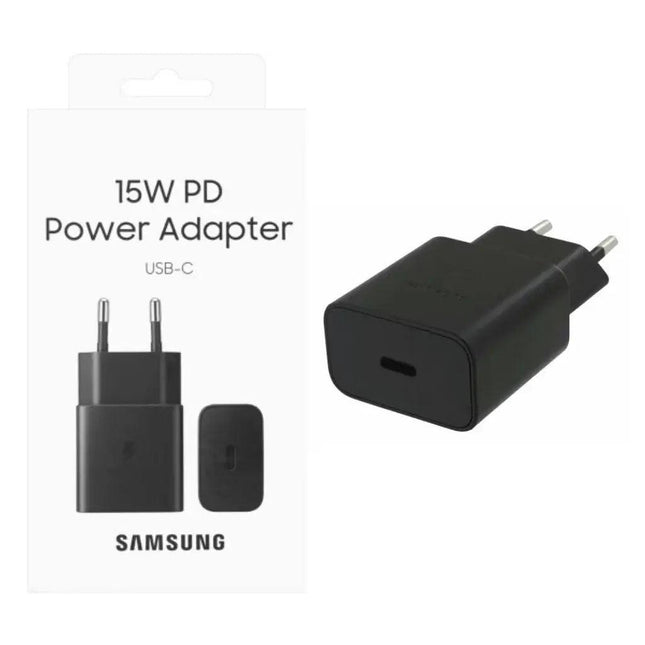 Samsung USB-C Travel Adapter (EP-T1510NBE) - 15W - Zwart – Retail Verpakking - MobielMarkt